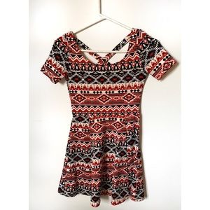 Tribal patterned dress